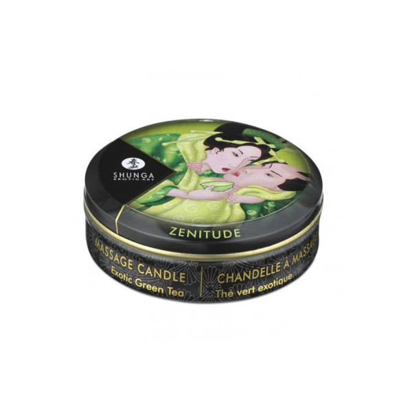 Mini bougie de massage thé vert 30ml 
